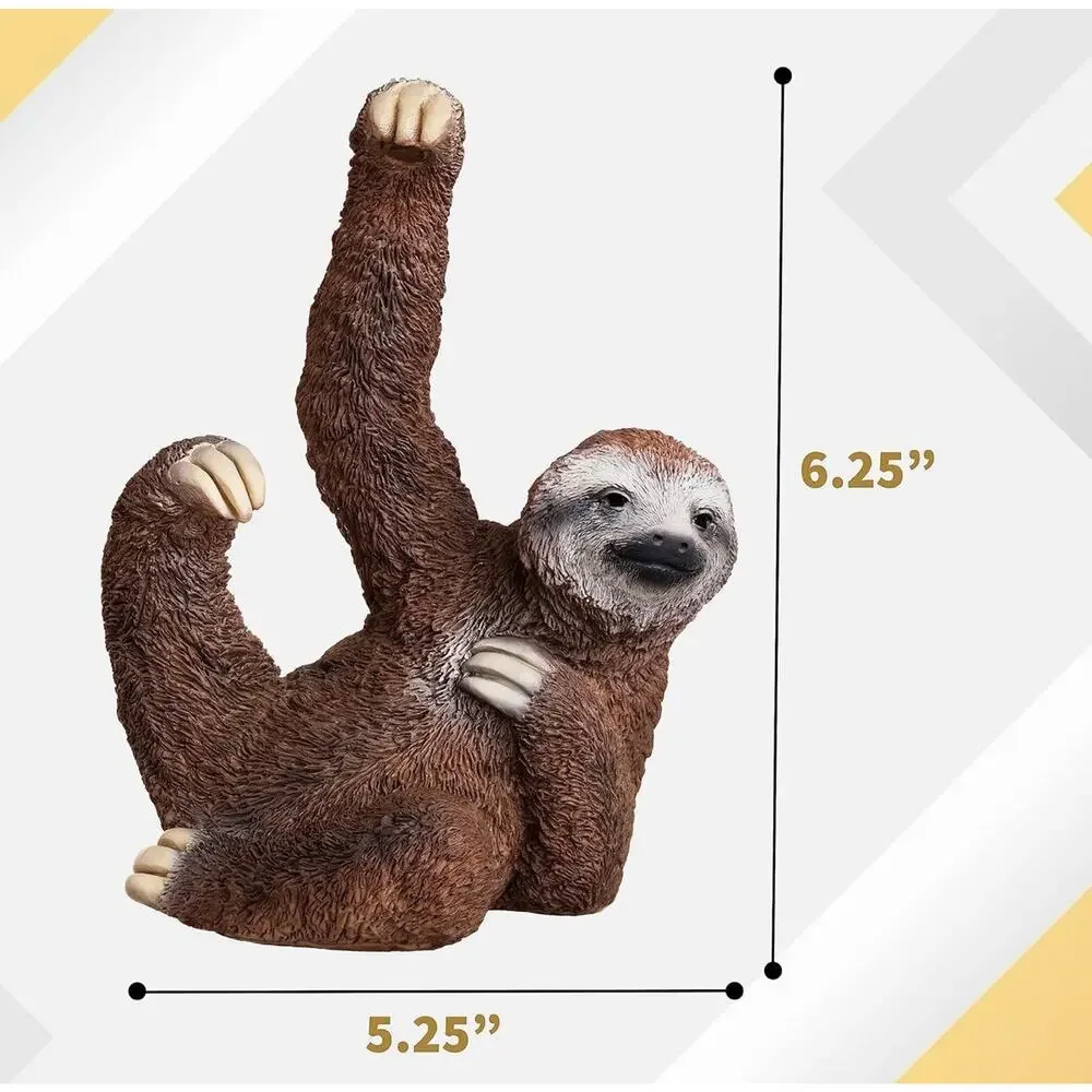 Magnetic Key Holder, Cute Magnetic Lazy Sloth Statue Keychain Securely Keep Keys